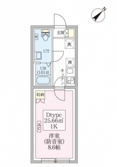 スカイラシクラス平和台の間取り図
