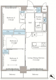ステラテラスの間取り図