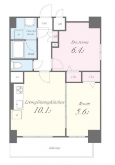 カサ・フェリーチェの間取り図