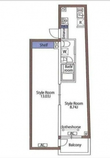 ラフォート巣鴨の間取り図