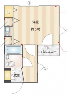 アマックス王子の間取り図