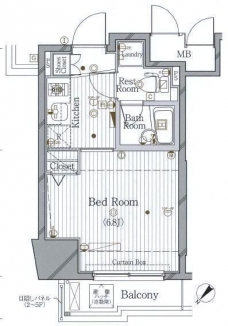 ル・リオン池袋コンフォートの間取り図