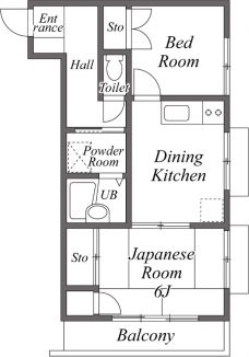 ユーコート東長崎の間取り図
