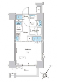 ルフォンプログレ南大塚の間取り図