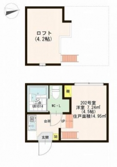 フラワーテラスの間取り図
