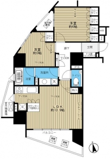 イトーピア目白カレンの間取り図