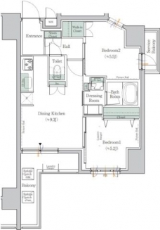 ワンルーフレジデンス台東根岸の間取り図