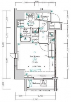 アンベリール西川口参番館の間取り図
