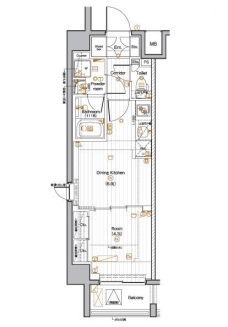 PREMIUM CUBE 池袋本町の間取り図