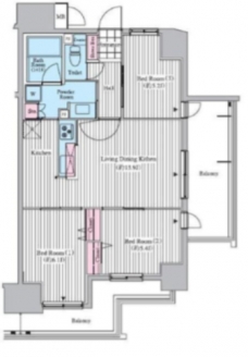 クロスレジデンス東十条の間取り図