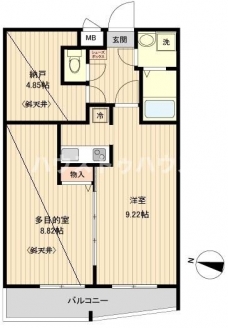 アーバハイツ扇大橋の間取り図