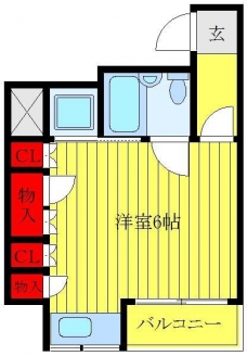 山口ビルの間取り図