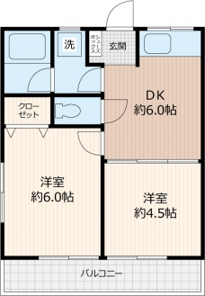 ＣＳコーポⅡの間取り図