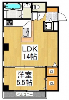 永井マンションの間取り図