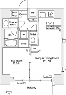 エミリブ池袋の間取り図