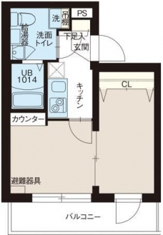 レピュア北千住レジデンスの間取り図