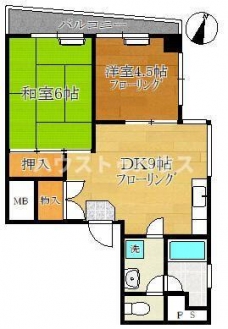 櫻田ビルの間取り図