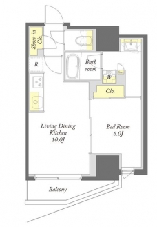 プライムメゾン入谷の間取り図