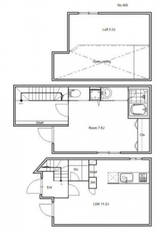 GLACISの間取り図