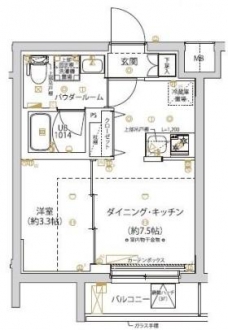 ＳＰコート千川の間取り図