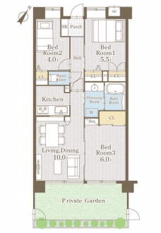 PLENDY東浦和の間取り図