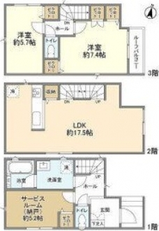 Kolet南与野#24の間取り図