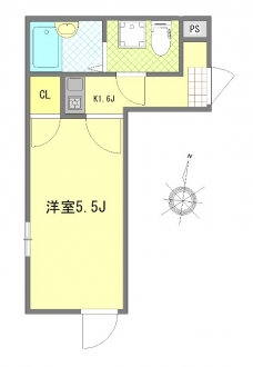 (仮称)リブ西新井本町アパートの間取り図