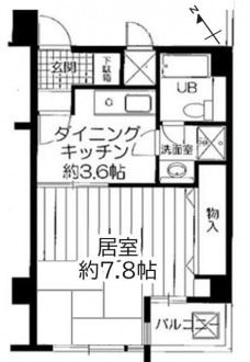 サンピア赤羽の間取り図