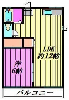 永瀬ハイツの間取り図