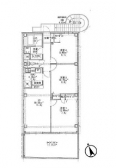 ピースコート池袋の間取り図