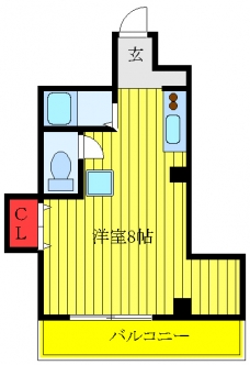 フルーレＯＭＩの間取り図