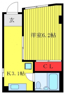 Ｎｏ．６タキシマの間取り図