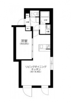 Le　Nid　日本橋の間取り図