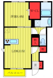Casa Libraの間取り図