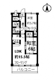サンプレミール浦和の間取り図