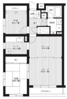 ベルメゾン長崎の間取り図