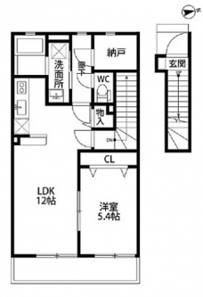 アムール新町の間取り図