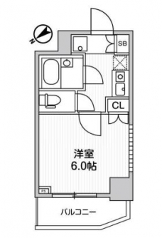 アパートメンツ練馬北町の間取り図