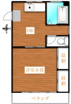 戸田コーポの間取り図