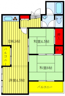 メゾン高田の間取り図