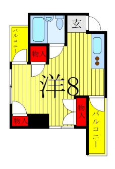 すい～とぴあ本郷の間取り図
