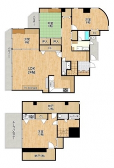 フローレンスパークの間取り図