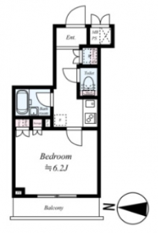 ルーブル小竹向原弐番館の間取り図