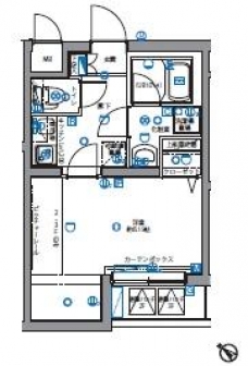 パティーナ志村坂上の間取り図