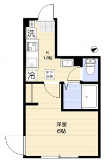 エクセラン本蓮沼Ⅰの間取り図