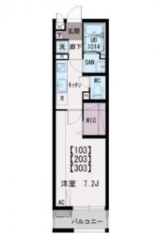 ランドグレイス西浦和の間取り図