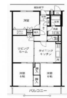 ロイヤルシティーの間取り図