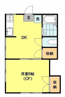 西田荘の間取り図