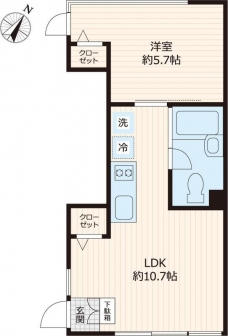 向丘・旬創館の間取り図