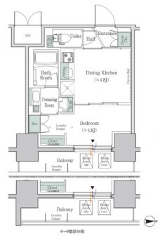 ワンルーフレジデンス板橋大山 の間取り図